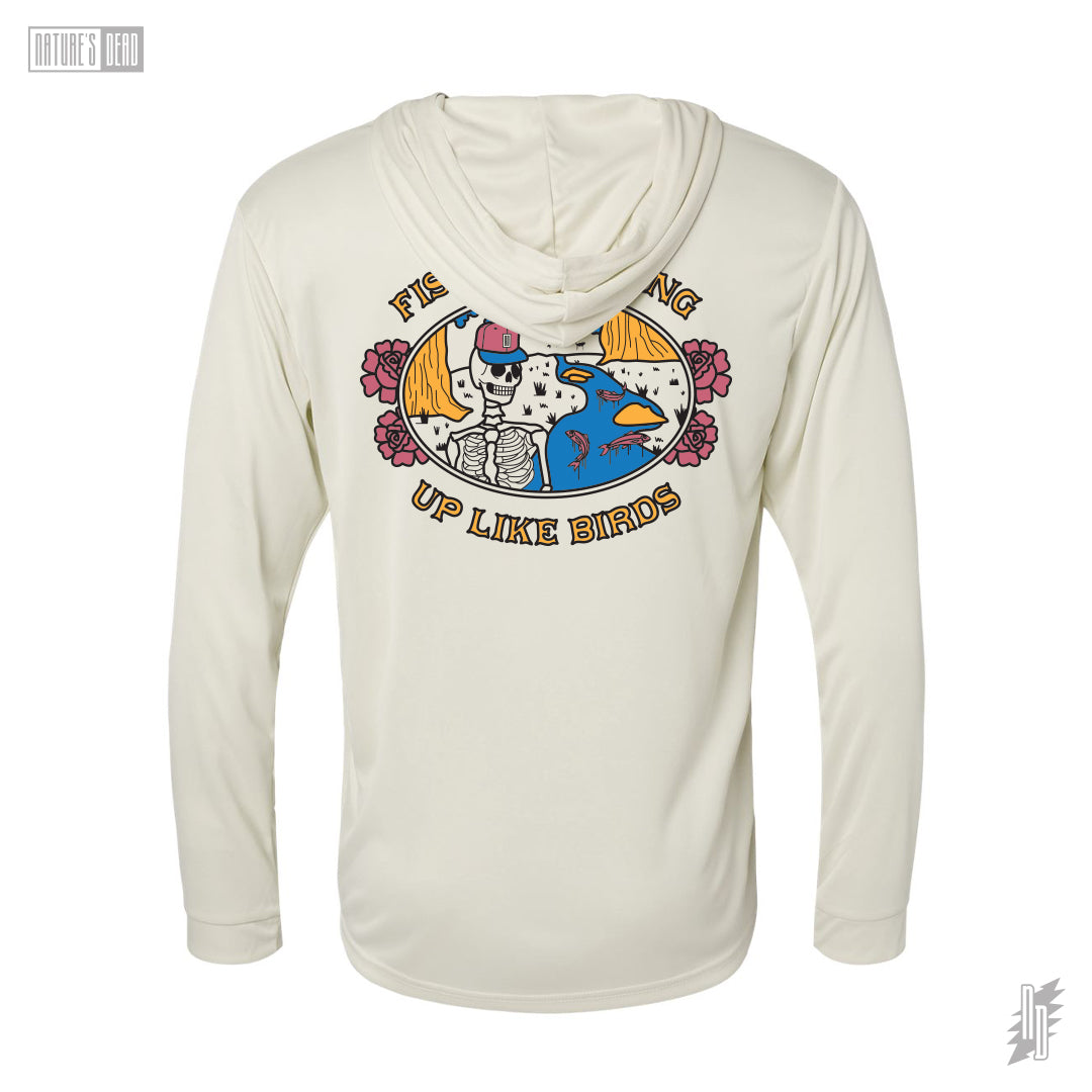Fish Are Rising Sun Hoody (Sand)