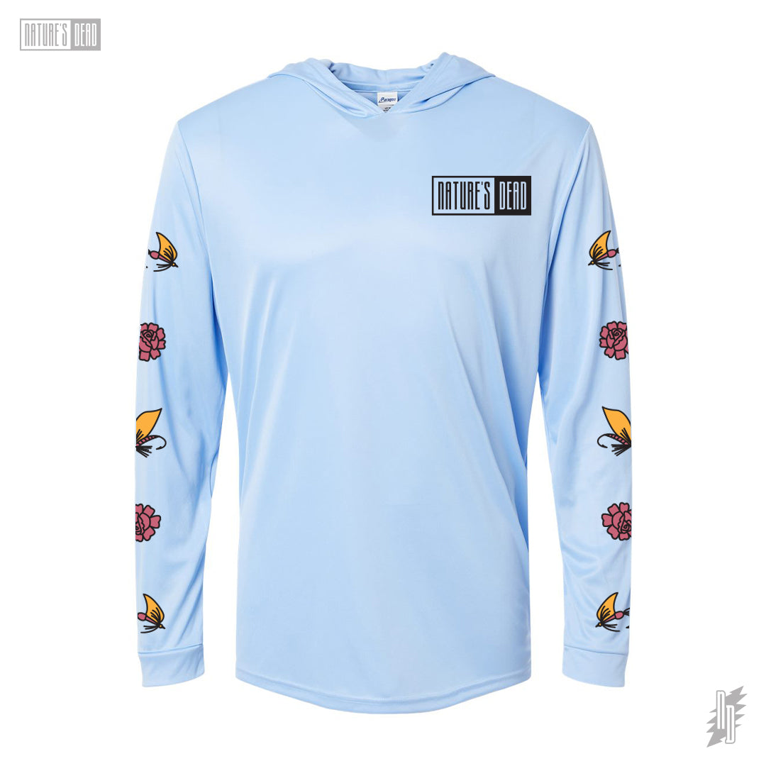 Fish Are Rising Sun Hoody (Blue Mist)